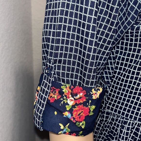 Bombay & Paisley floral and plaid tiered maxi dress - Picture 6 of 12